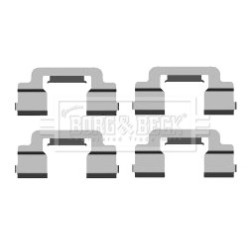 Brake Disc Pad Accessory Kit BORG & BECK BBK1384