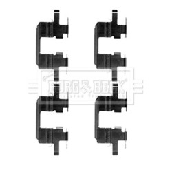 Brake Disc Pad Accessory Kit BORG & BECK BBK1385 OE Ref 55109-8900