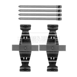 Brake Disc Pad Accessory Kit BORG & BECK BBK1395 OE Ref 221 421 00 74