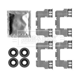 Brake Disc Pad Accessory Kit BORG & BECK BBK1396