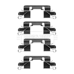 Brake Disc Pad Accessory Kit BORG & BECK BBK1397 OE Ref 41080-EB325