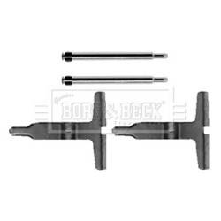 Brake Disc Pad Accessory Kit BORG & BECK BBK1401 OE Ref A004 121 70 00