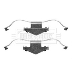 Brake Disc Pad Accessory Kit BORG & BECK BBK1405 OE Ref 93173730