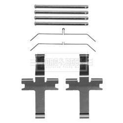 Brake Disc Pad Accessory Kit BORG & BECK BBK1411 OE Ref 55109-8800