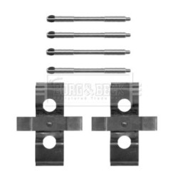 Brake Disc Pad Accessory Kit BORG & BECK BBK1431 OE Ref 9946598