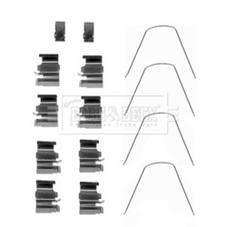 Brake Disc Pad Accessory Kit BORG & BECK BBK1432 OE Ref 22816-51000