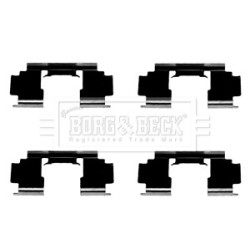 Brake Disc Pad Accessory Kit BORG & BECK BBK1436 OE Ref 56412760