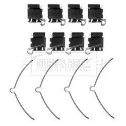 Brake Disc Pad Accessory Kit BORG & BECK BBK1442 OE Ref 04416-22000