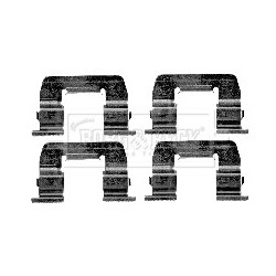 Brake Disc Pad Accessory Kit BORG & BECK BBK1446