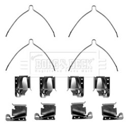 Brake Disc Pad Accessory Kit BORG & BECK BBK1454 OE Ref 04412-69000