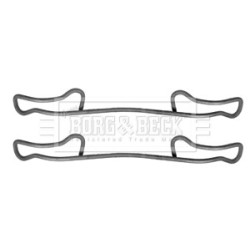 Brake Disc Pad Accessory Kit BORG & BECK BBK1462 OE Ref A000 423 01 91