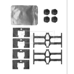 Brake Disc Pad Accessory Kit BORG & BECK BBK1473 OE Ref 43244-SG003