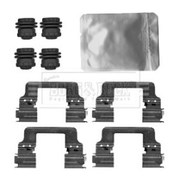 Brake Disc Pad Accessory Kit BORG & BECK BBK1474