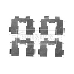 Brake Disc Pad Accessory Kit BORG & BECK BBK1477