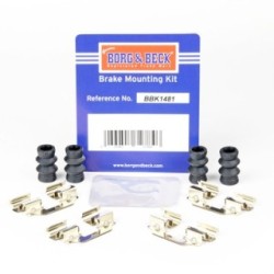 Brake Disc Pad Accessory Kit BORG & BECK BBK1481 BORG & BECK