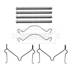 Brake Disc Pad Accessory Kit BORG & BECK BBK1486 OE Ref B455-33-231