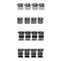 Brake Disc Pad Accessory Kit BORG & BECK BBK1493