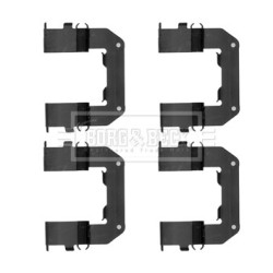 Brake Disc Pad Accessory Kit BORG & BECK BBK1498 OE Ref 58116-79000