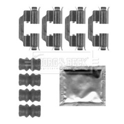 Brake Disc Pad Accessory Kit BORG & BECK BBK1512