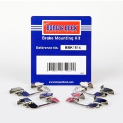 Brake Disc Pad Accessory Kit BORG & BECK BBK1514 BORG & BECK