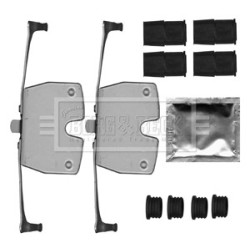 Brake Disc Pad Accessory Kit BORG & BECK BBK1530 OE Ref 34116799386