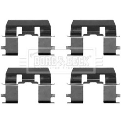Brake Disc Pad Accessory Kit BORG & BECK BBK1533 OE Ref 45012-810-000
