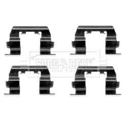 Brake Disc Pad Accessory Kit BORG & BECK BBK1535 OE Ref 58110-74000