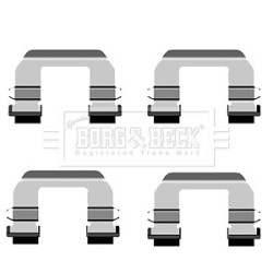 Brake Disc Pad Accessory Kit BORG & BECK BBK1536 OE Ref DA0169300
