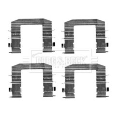 Brake Disc Pad Accessory Kit BORG & BECK BBK1540 OE Ref 58144-1D000