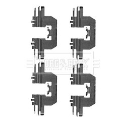 Brake Disc Pad Accessory Kit BORG & BECK BBK1541 OE Ref 1260-99-500