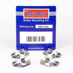 Brake Disc Pad Accessory Kit BORG & BECK BBK1548 OE Ref 440839596R BORG & BECK