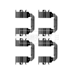 Brake Disc Pad Accessory Kit BORG & BECK BBK1549