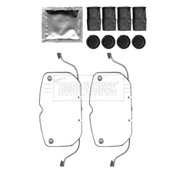 Brake Disc Pad Accessory Kit BORG & BECK BBK1550 OE Ref 34116776796