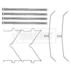Brake Disc Pad Accessory Kit BORG & BECK BBK1564
