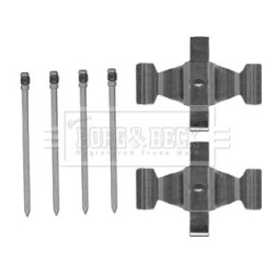 Brake Disc Pad Accessory Kit BORG & BECK BBK1570 OE Ref 000 421 96 91