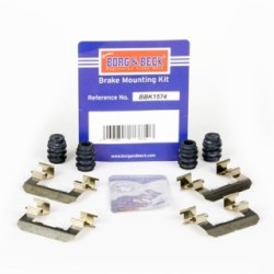 Brake Disc Pad Accessory Kit BORG & BECK BBK1574 BORG & BECK