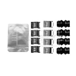 Brake Disc Pad Accessory Kit BORG & BECK BBK1578
