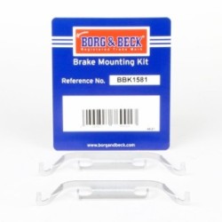 Brake Disc Pad Accessory Kit BORG & BECK BBK1581 BORG & BECK