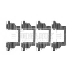 Brake Disc Pad Accessory Kit BORG & BECK BBK1615