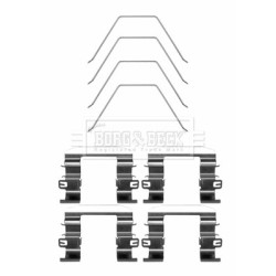 Brake Disc Pad Accessory Kit BORG & BECK BBK1617