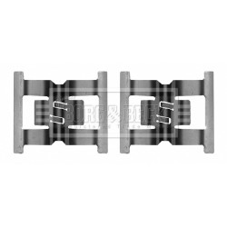 Brake Disc Pad Accessory Kit BORG & BECK BBK1634