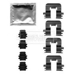Brake Disc Pad Accessory Kit BORG & BECK BBK1635