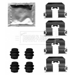Brake Disc Pad Accessory Kit BORG & BECK BBK1636
