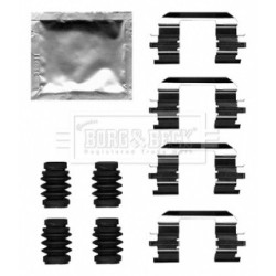 Brake Disc Pad Accessory Kit BORG & BECK BBK1637