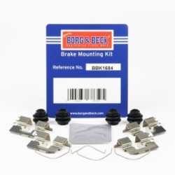 Brake Disc Pad Accessory Kit BORG & BECK BBK1684