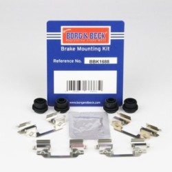 Brake Disc Pad Accessory Kit BORG & BECK BBK1688