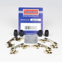 Brake Disc Pad Accessory Kit BORG & BECK BBK1691