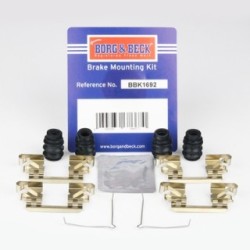 Brake Disc Pad Accessory Kit BORG & BECK BBK1692