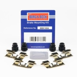 Brake Disc Pad Accessory Kit BORG & BECK BBK1694
