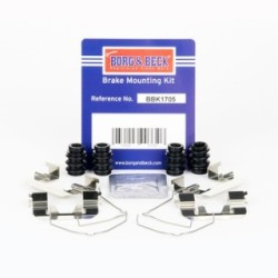Brake Disc Pad Accessory Kit BORG & BECK BBK1705